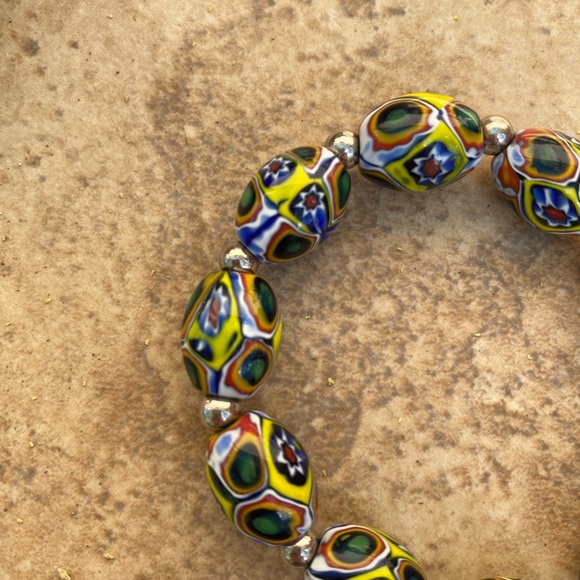 Colorful glass bead bracelet - Picture 3 of 5